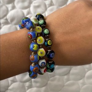 Vintage Murano bracelets bundle